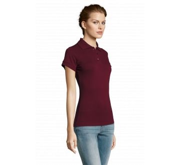 POLO FEMME PRIME MANCHES COURTES POLY/COTON...