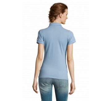 POLO FEMME PRIME MANCHES COURTES POLY/COTON...