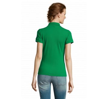 POLO FEMME PRIME MANCHES COURTES POLY/COTON...