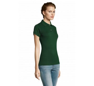 POLO FEMME PRIME MANCHES COURTES POLY/COTON...