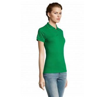 POLO FEMME PRIME MANCHES COURTES POLY/COTON...