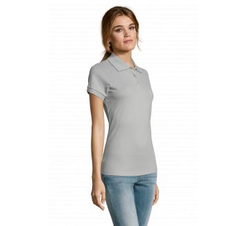 POLO FEMME PRIME MANCHES COURTES POLY/COTON...