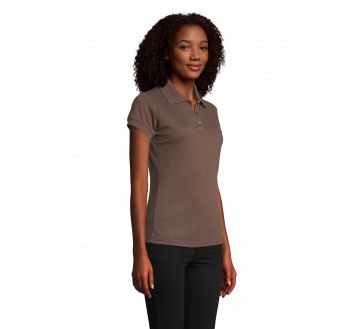 POLO FEMME PRIME MANCHES COURTES POLY/COTON...