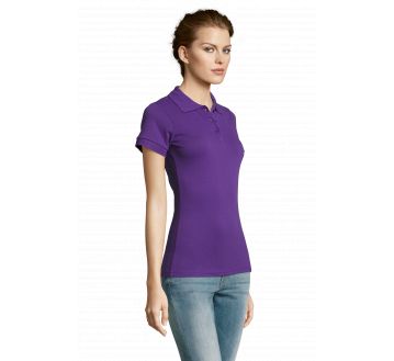 POLO FEMME PRIME MANCHES COURTES POLY/COTON...