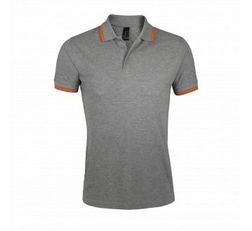 Polo PASADENA Sol’s gris / orange