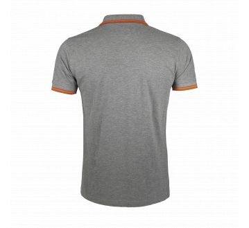 SOL'S PASADENA MEN Gris chiné / orange