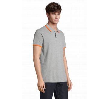 SOL'S PASADENA MEN Gris chiné / orange