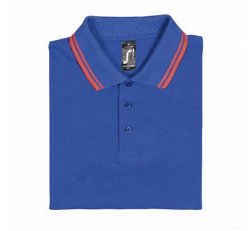 SOL'S PASADENA MEN Royal/Corail fluo