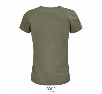 TEE-SHIRT COTON BIO FEMME CRUSADER 03581 - SOL'S
