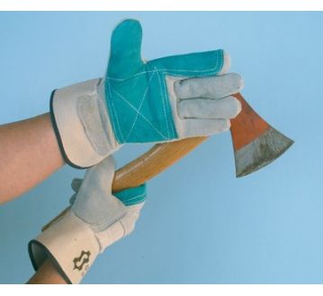 Gants de manutentionn DOCKER cuir croûte + renforts