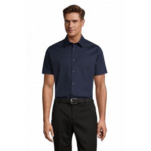 CHEMISE HOMME MANCHES COURTES BROADWAY STRETCH - SOL'S 2