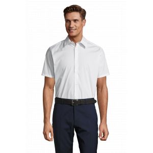 CHEMISE HOMME MANCHES COURTES BROADWAY STRETCH - SOL'S 2