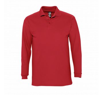 Polo homme Sol's WINTER II rouge