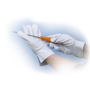 GANTS CUIR AGNEAU DOS JERSEY