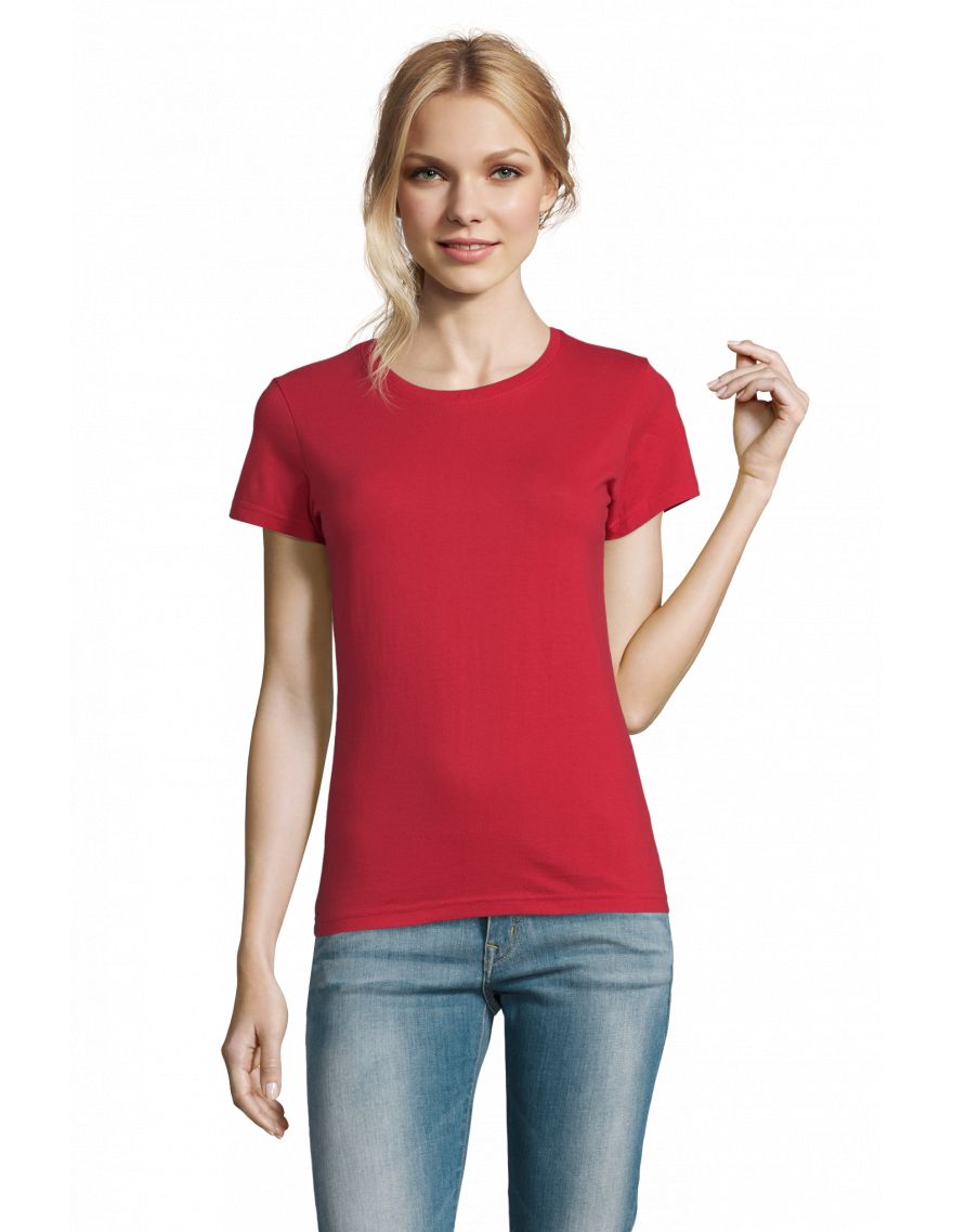 TEE-SHIRT IMPERIAL FEMME 11502 COL ROND - SOLS TEE-SHIRT IMPERIAL FEMME 11502 COL ROND - SOLS