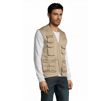 GILET WILD REPORTER MULTIPOCHES 43630 - SOL'S