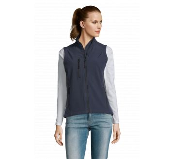 SOFTSHELL RALLYE FEMME SANS MANCHE 46801 - SOL'S