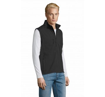 SOFTSHELL RALLYE HOMME SANS MANCHE 46601 - SOL'S