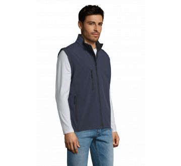 SOFTSHELL RALLYE HOMME SANS MANCHE 46601 - SOL'S