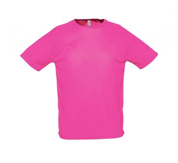 T-shirt SPORTY Sol's rose fluo