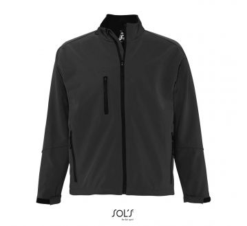 Veste softshell homme Sol’s Relax anthracite