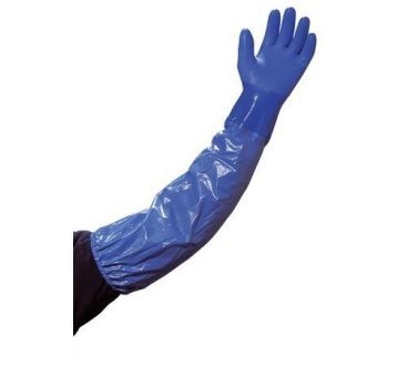 Gants de protection chimique en PVC à manches longues