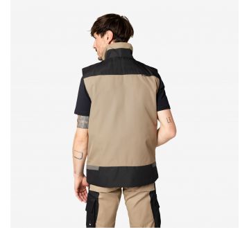 GILET DE TRAVAIL DEPERLANT DOUBLURE CHAUDE...