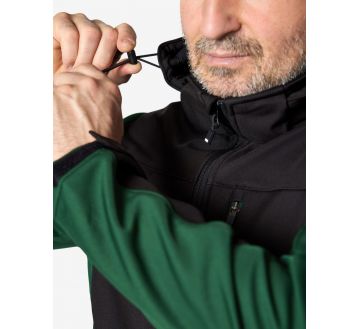 VESTE SOFTSHELL A CAPUCHE JANNIK - FHB