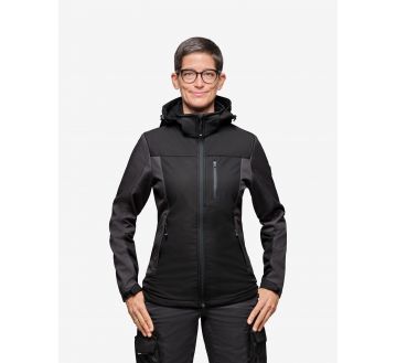 VESTE SOFTSHELL A CAPUCHE FEMME JULIA - FHB