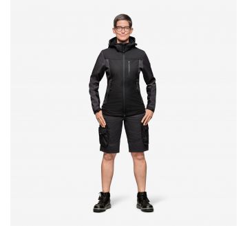 VESTE SOFTSHELL A CAPUCHE FEMME JULIA - FHB