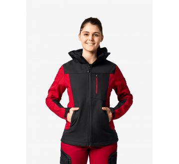 VESTE SOFTSHELL A CAPUCHE FEMME JULIA - FHB