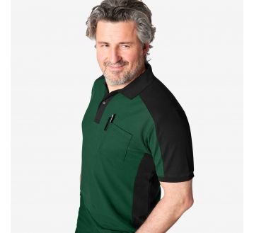 POLO MANCHES COURTES BI-COLORE KONRAD - FHB