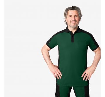 POLO MANCHES COURTES BI-COLORE KONRAD - FHB