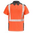 Polo à manches courtes Cepovett - SIMOUN FLUO SAFE XP orange