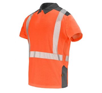 POLO MANCHES COURTES HV SIMOUN RT86 FLUO SAFE...