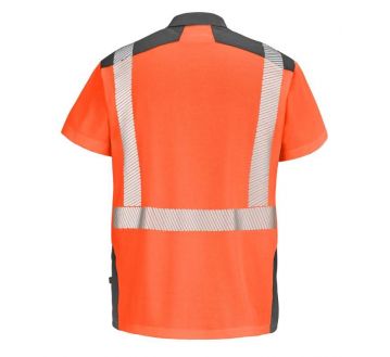 POLO MANCHES COURTES HV SIMOUN RT86 FLUO SAFE...