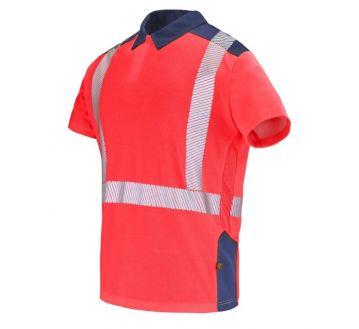 POLO MANCHES COURTES HV SIMOUN RT86 FLUO SAFE...