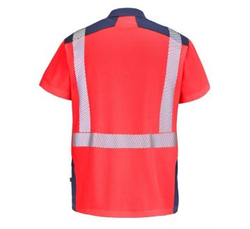 POLO MANCHES COURTES HV SIMOUN RT86 FLUO SAFE...