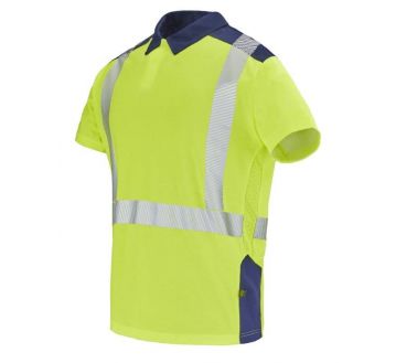 POLO MANCHES COURTES HV SIMOUN RT86 FLUO SAFE...