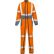 Combinaison haute visibilité pour homme de la marque Lafont couleur orange/gris