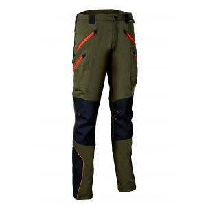 Pantalon de travail Cofra - VELTEN kaki et orange