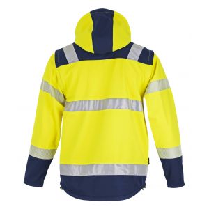 VESTE SOFTSHELLE HAUTE VISIBILITE VISEUR 2227 JAUNE... 2