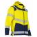 VESTE SOFTSHELLE HAUTE VISIBILITE VISEUR 2227 JAUNE FLUO/MARINE - LMA