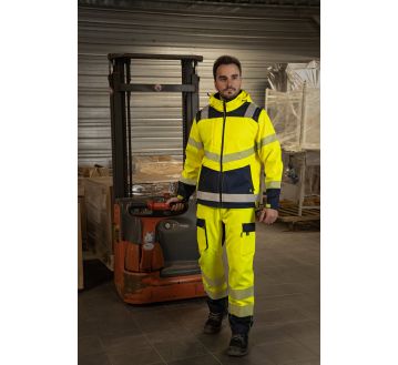 VESTE SOFTSHELLE HAUTE VISIBILITE VISEUR 2227...