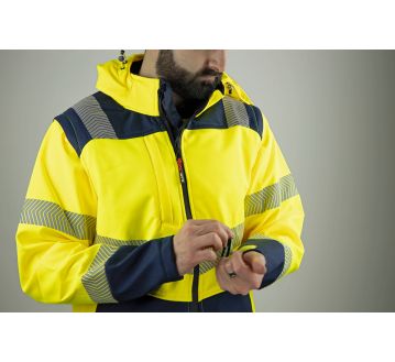 VESTE SOFTSHELLE HAUTE VISIBILITE VISEUR 2227...