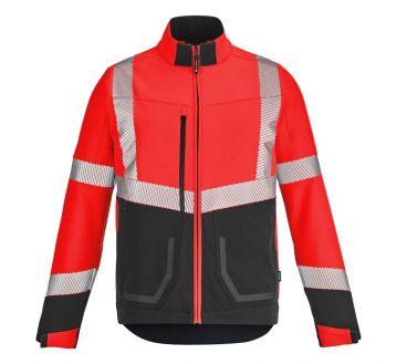 Blouson de travail haute visibilité classe 2 rouge de la marque Lafont