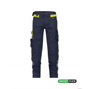 Pantalon de travail homme Dassy CANTON bleu et jaune
