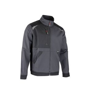 VESTE DE TRAVAIL CYCLOPE BICOLORE GRIS/NOR - LMA