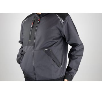 VESTE DE TRAVAIL CYCLOPE BICOLORE GRIS/NOR - LMA