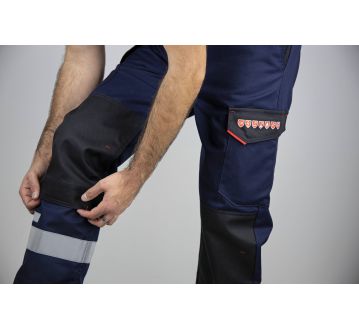 PANTALON MULTIRISQUES MARINE LINGOT 1713 - LMA